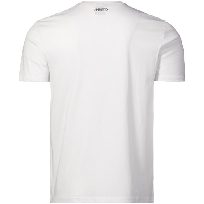 2023 Musto Logo T-shirt Til Mnd 82451 - White